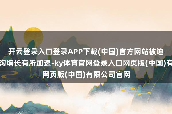 开云登录入口登录APP下载(中国)官方网站被迫债券基金鸿沟增长有所加速-ky体育官网登录入口网页版(中国)有限公司官网